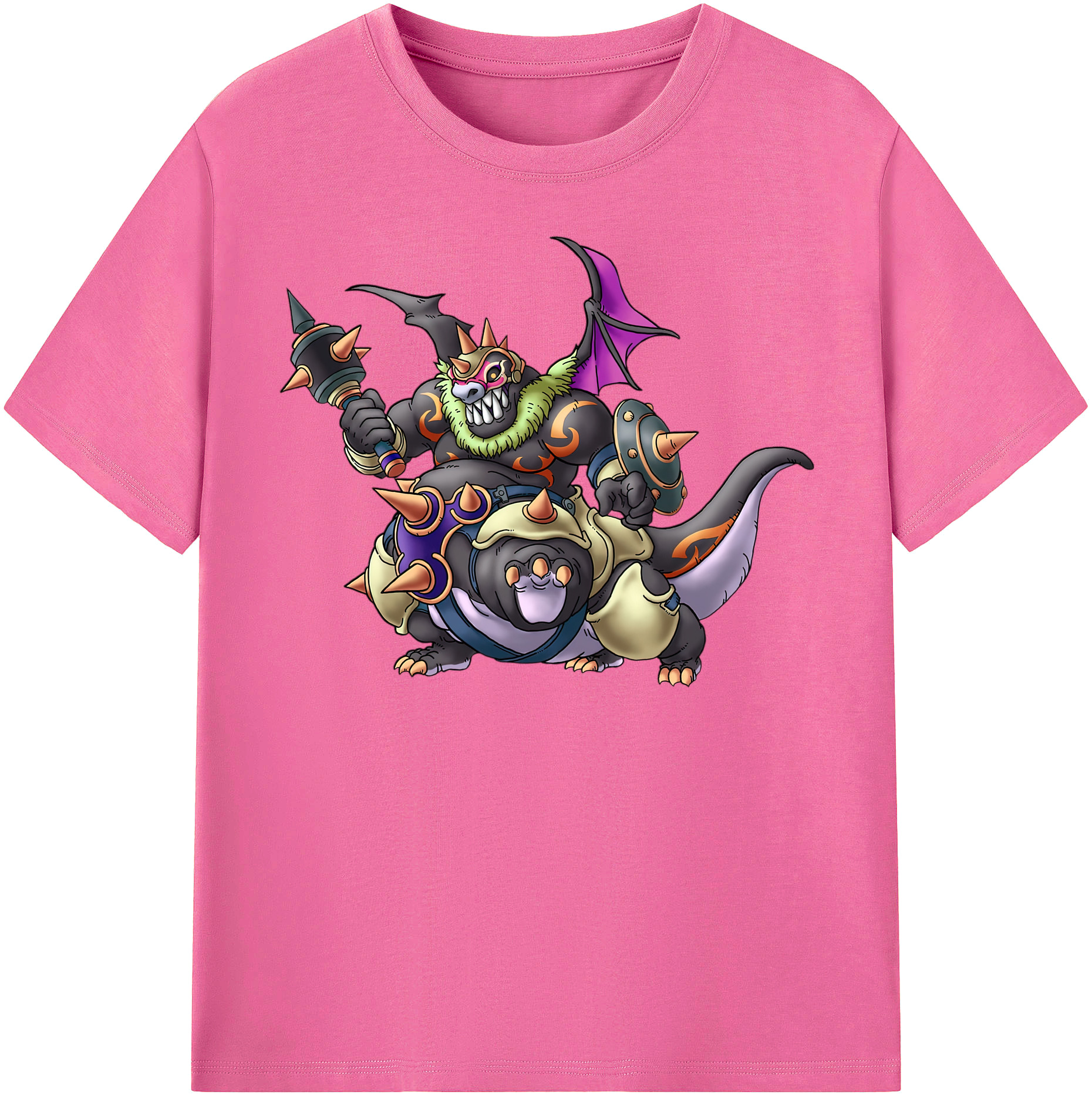（画像用） ドラゴンクエスト Doragon Kuesuto Dragon Quest レディースカジュアルプリントTシャツ（綿100％）
